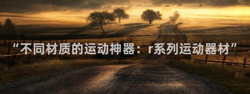 熊猫体育官网下载招商电话:“不同材质的运动神器:r系列运动器