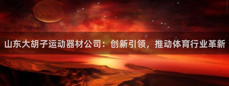 熊猫体育官网下载平台是正规平台吗知乎:山东大胡子运动器材公司